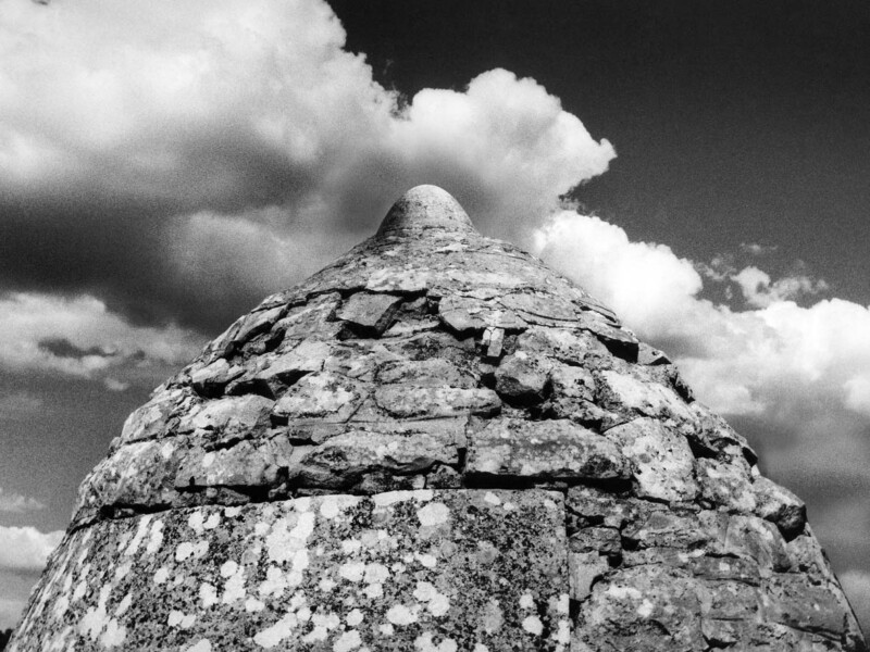 Borie, Provence, čb negativ